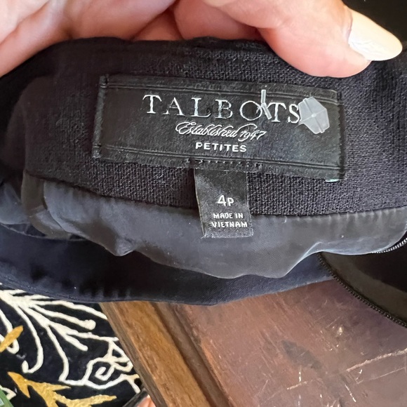 Talbots Black Pencil Skirt - Picture 6 of 7